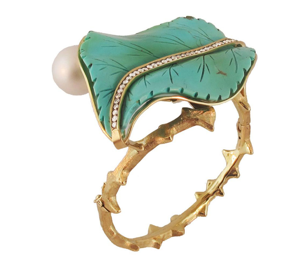  Silvia Furmanovich Gold Cuff Bangle