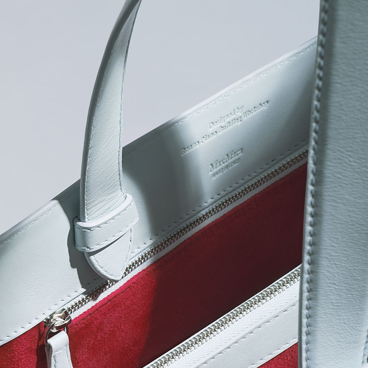 Up close shot of Renzo Piana Bag