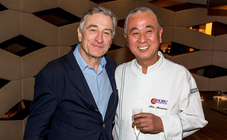 Robert De Niro and Nobu Matsuhisa. Photo Courtesy: Erik Kabik