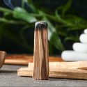 Palo santo wood smudging