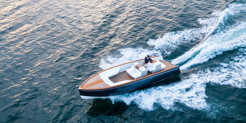 Hinckley’s Dasher is the World’s First Fully Electric Luxury Yacht