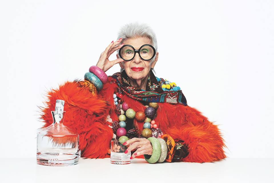 Starlet and Style Icon Iris Apfel, Launches Collaboration With Nude Glassware