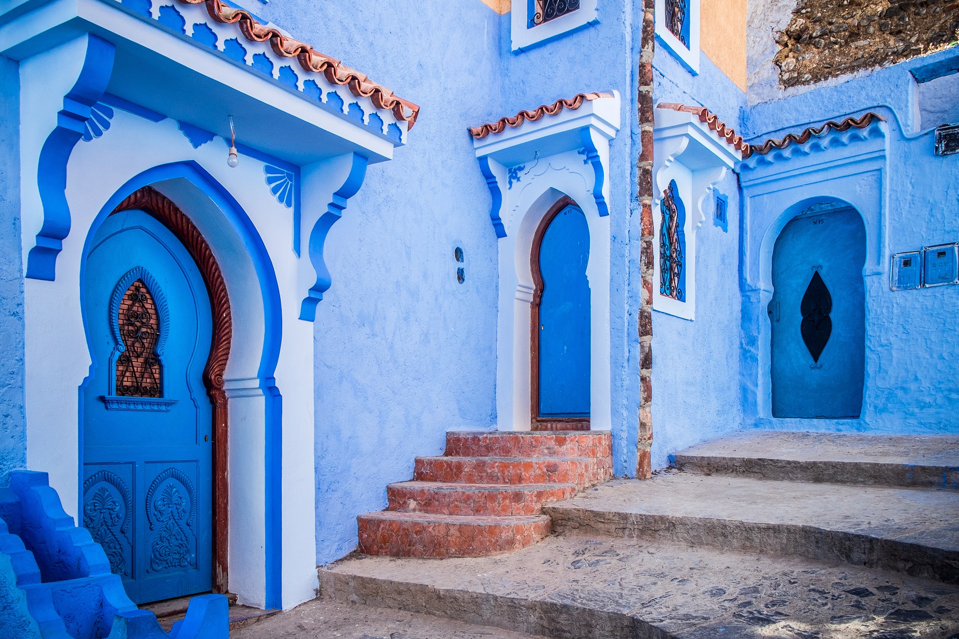A Blue Day in Chefchaouen, Morocco