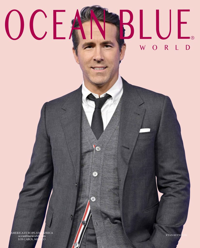 Ryan Reynolds on the cover of Ocean Blue World