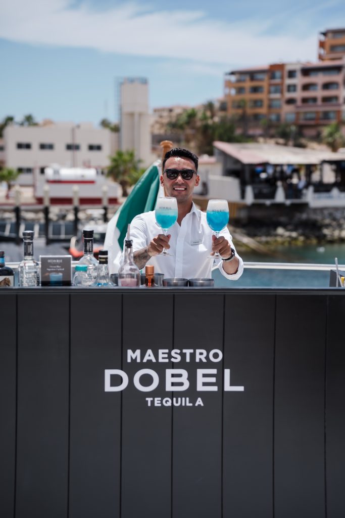 photo of Maestro Dobel Tequila bartender at event