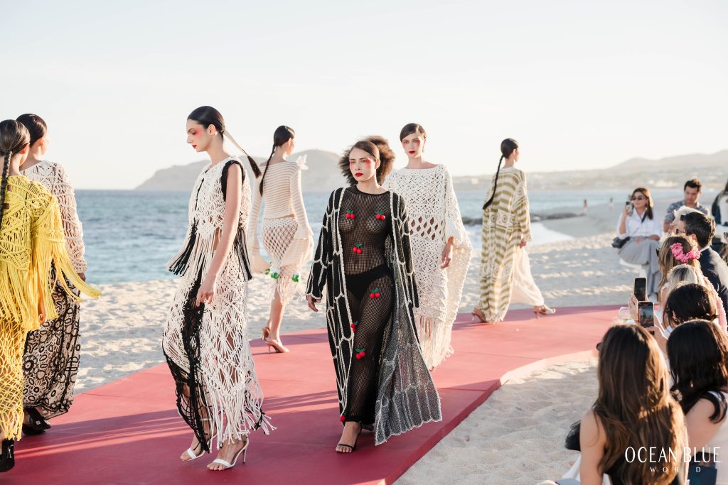 Models walking on runway wearing Kaf by Kaf fashion designs