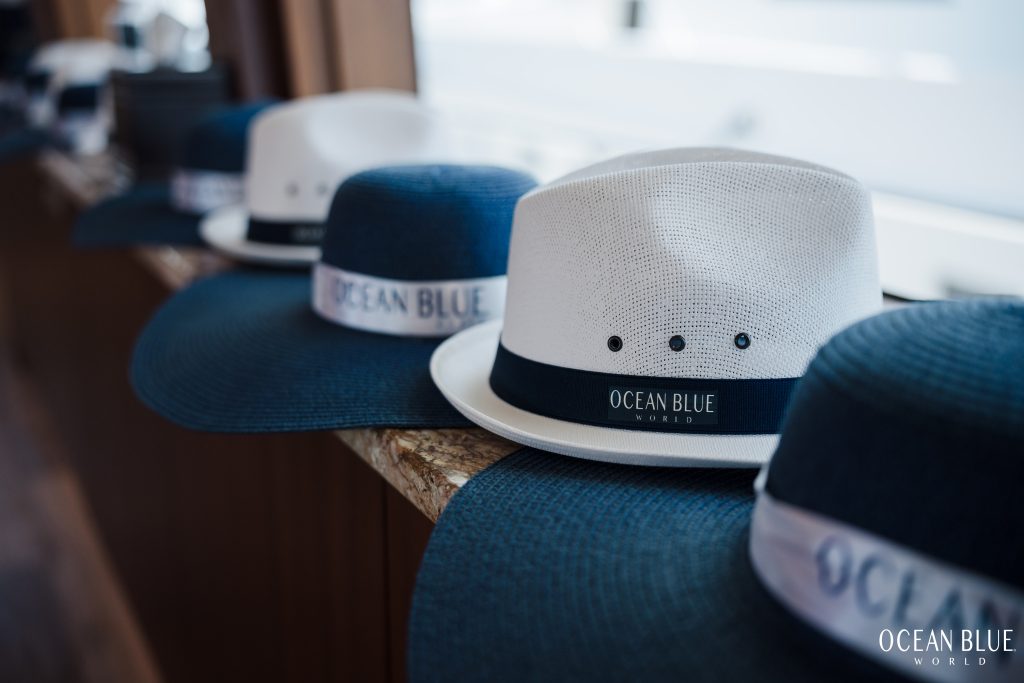 Ocean blue World hats