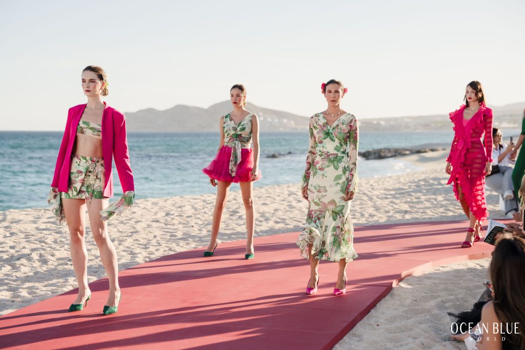 Waad Aloqaili Couture fashion design  on models on runway