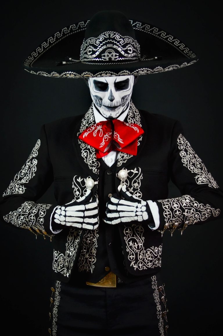 ElCharro González as as the main character of the Day of the Dead Parade