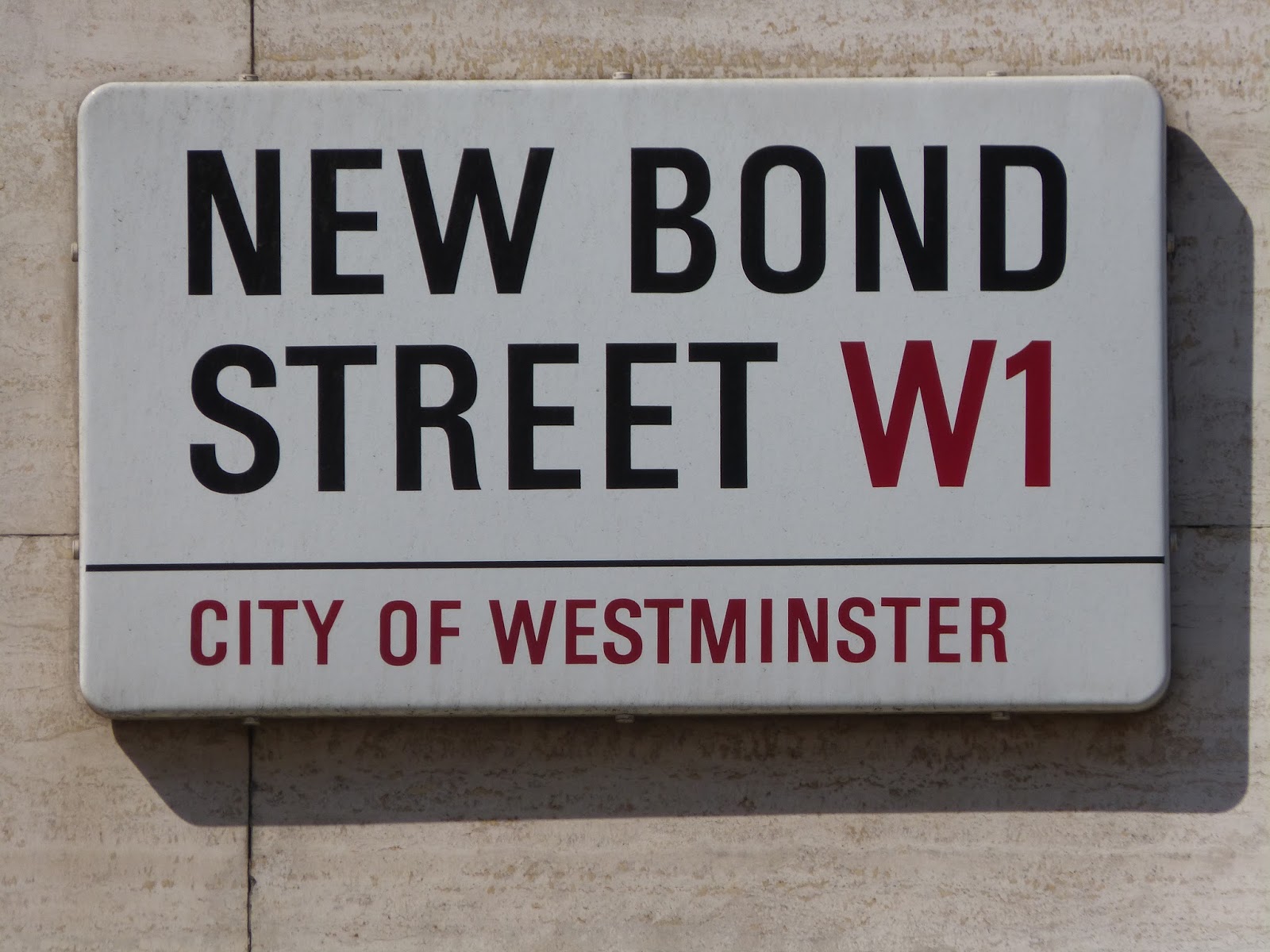 Bond Street Sign