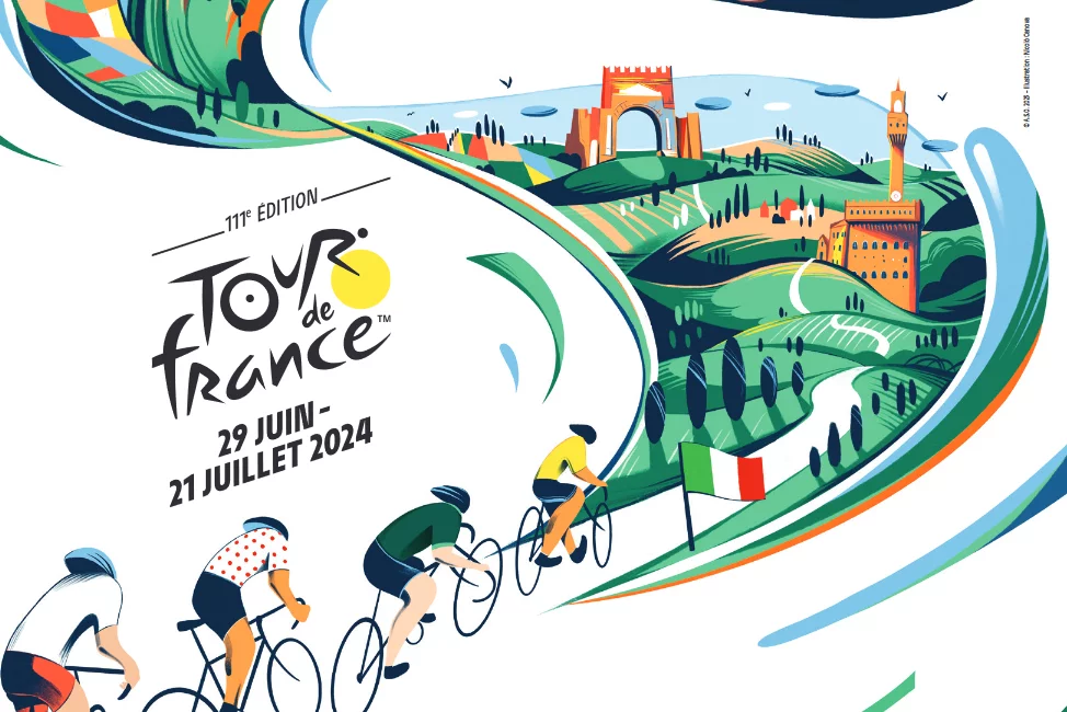 Tour De France 2024 poster french