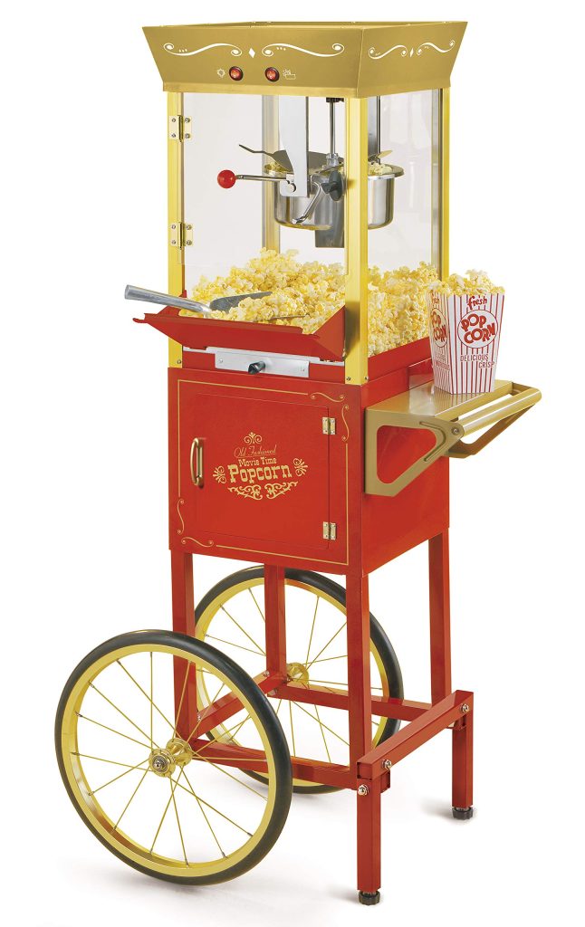 Vintage Movie Theater Popcorn Machine.