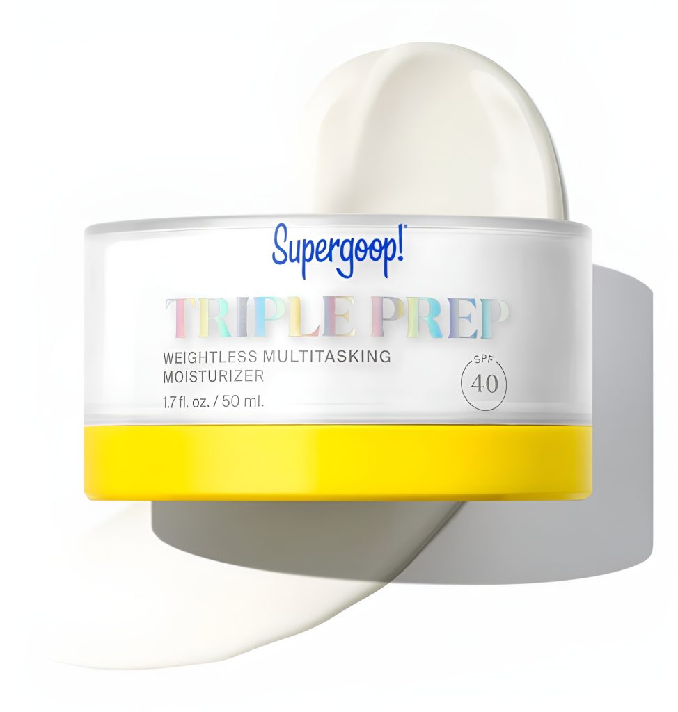 Supergoop Triple PrepMoisturizer SPF 40.