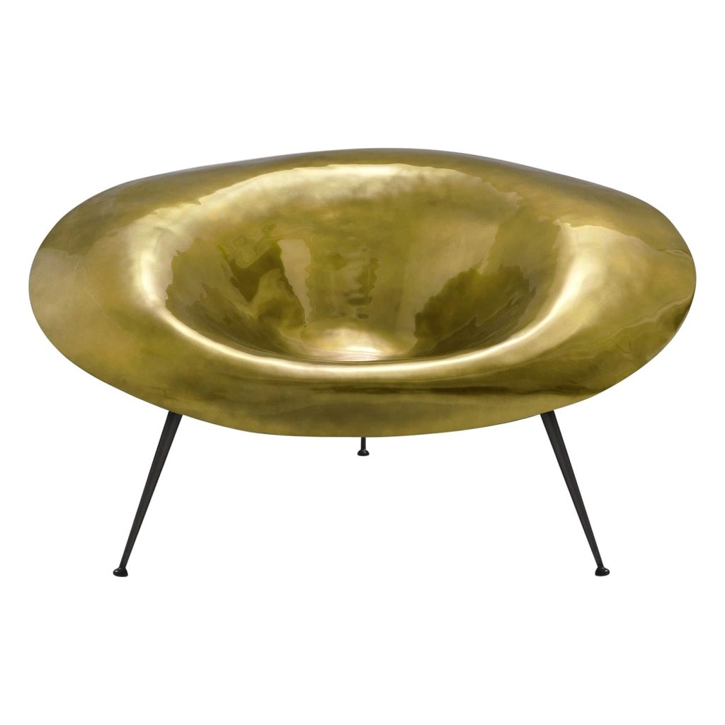 Gold Nido Chair by Imperfettolab