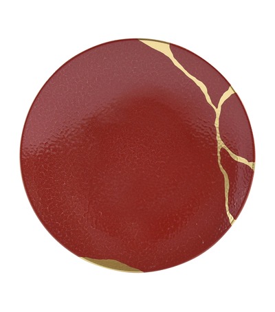 Kintsugi Rouge Empereur Dinnerware