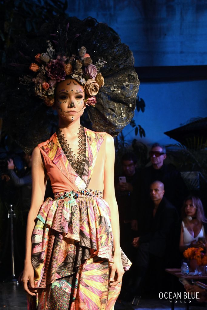 photo of female model from PINEDA COVALIN RUNWAY SHOW