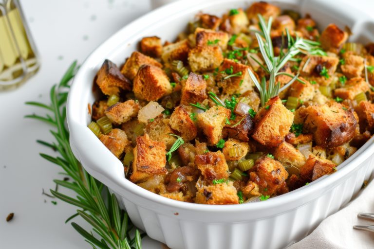 Oven-baked Stuffing with potatoes