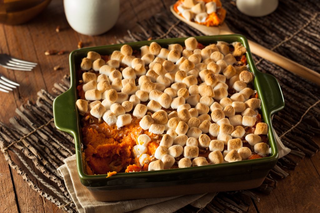 Homemade Sweet Potato Casserole for Thanksgiving