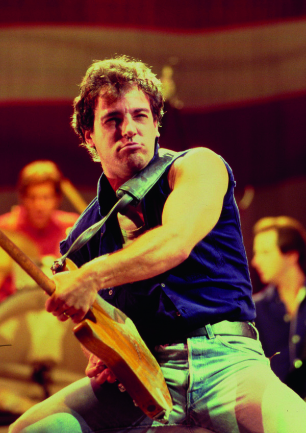 Bruce Springsteen performing