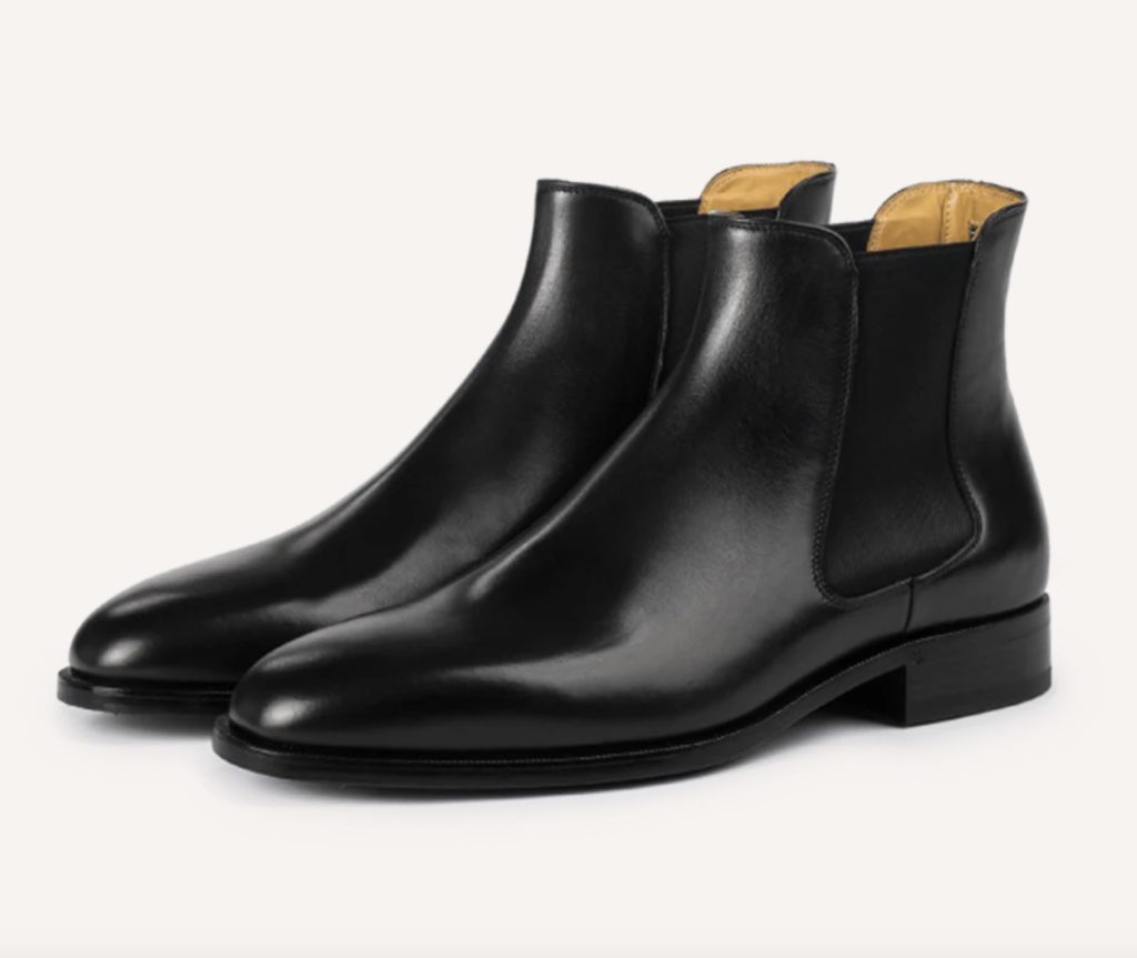 Wall Boots in Black Noble Calf