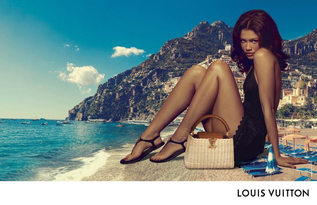 Louis Vuitton X Zendaya resort photo shoot