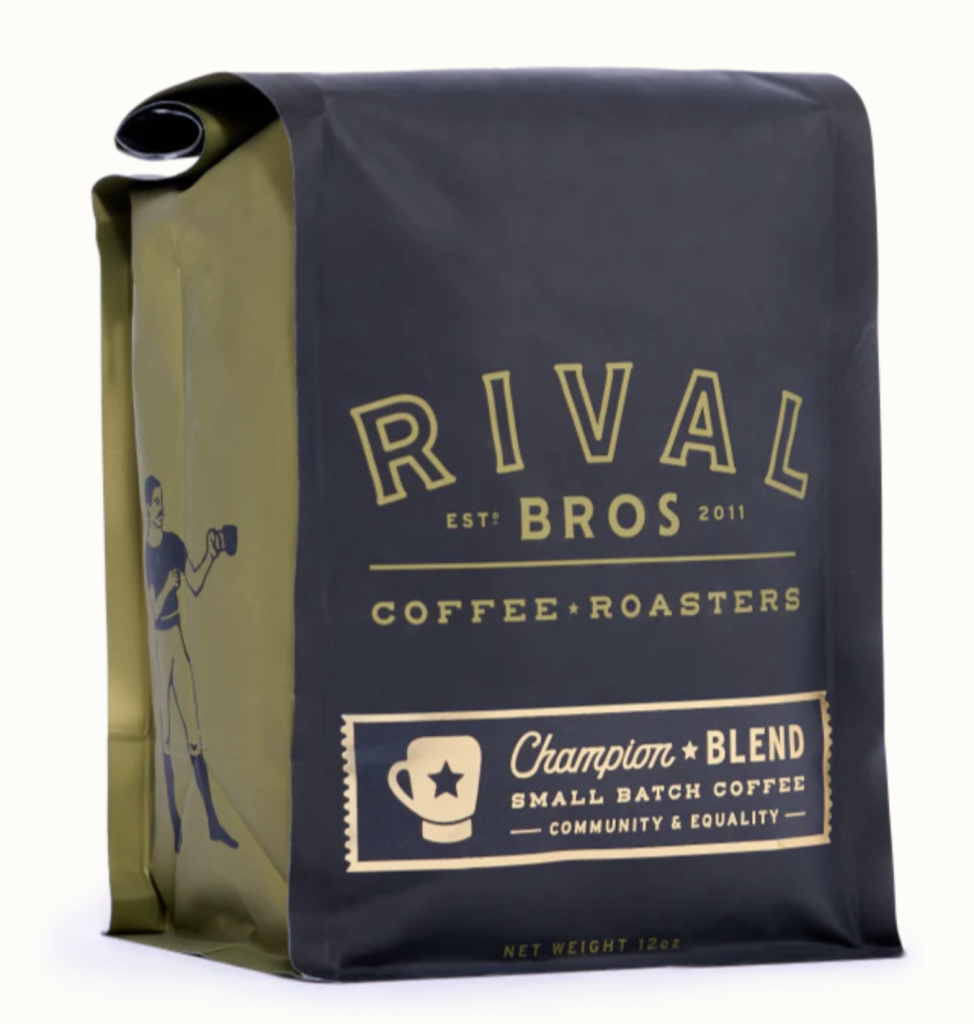 photo of rival bros coffee bag