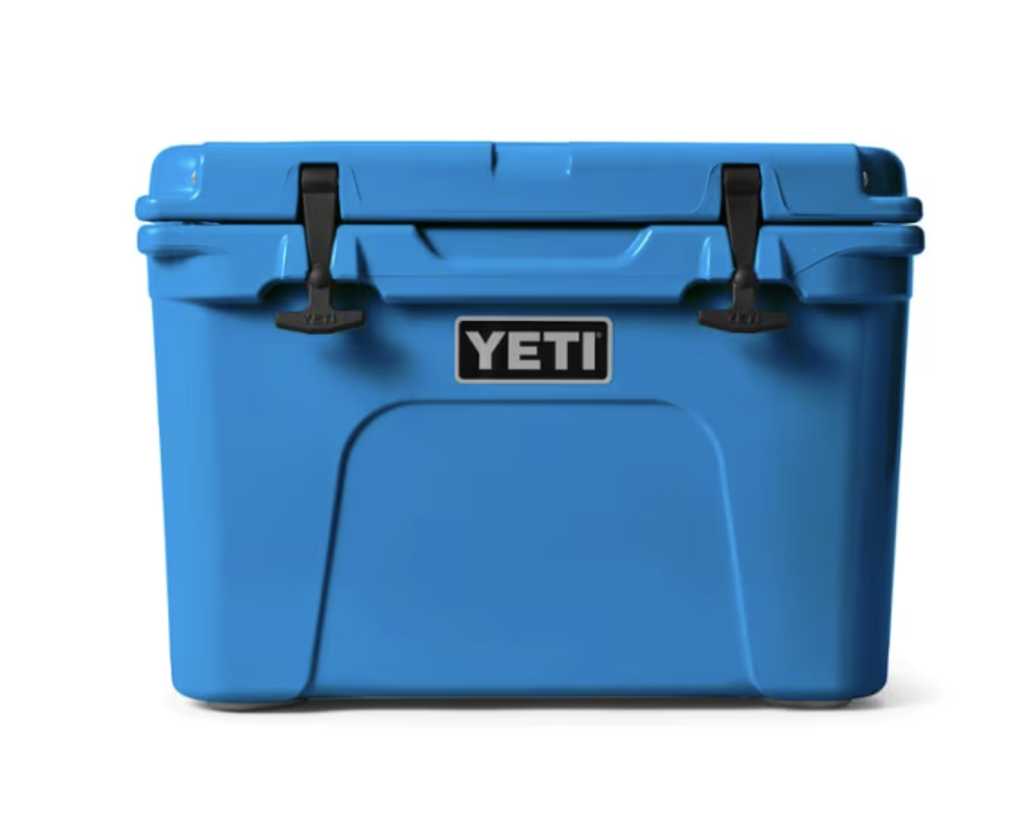 blue yeti tundra cooler