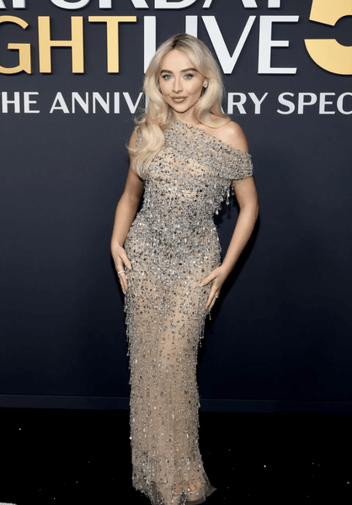 SABRINA CARPENTER at SNL 50 - The Anniversary