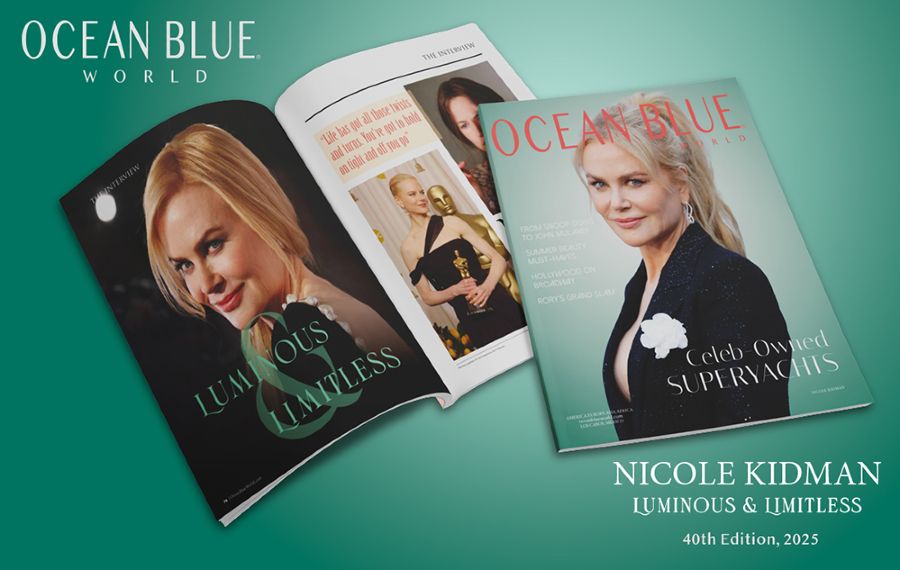 Ocean Blue Magazines 40th edition featuring Nicole Kidman