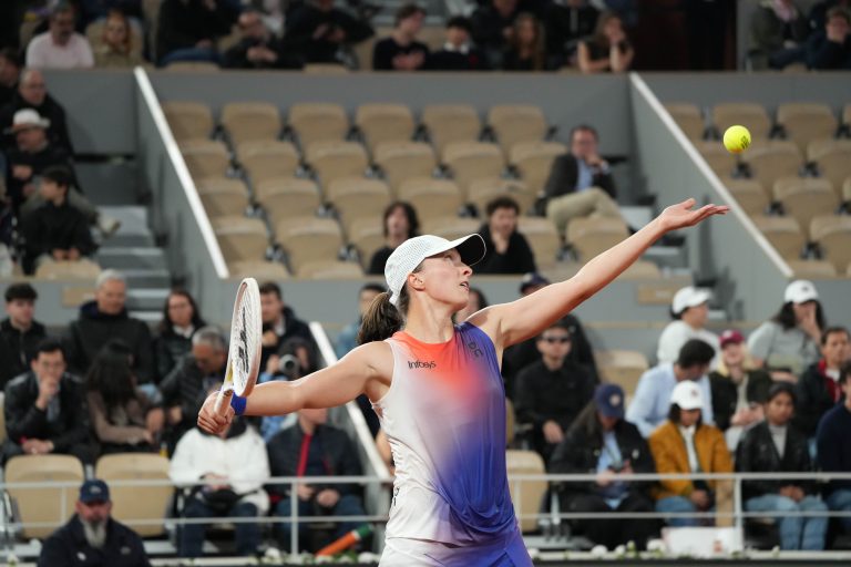 Iga Swiatek during the Roland Garros Grand Slam 2024