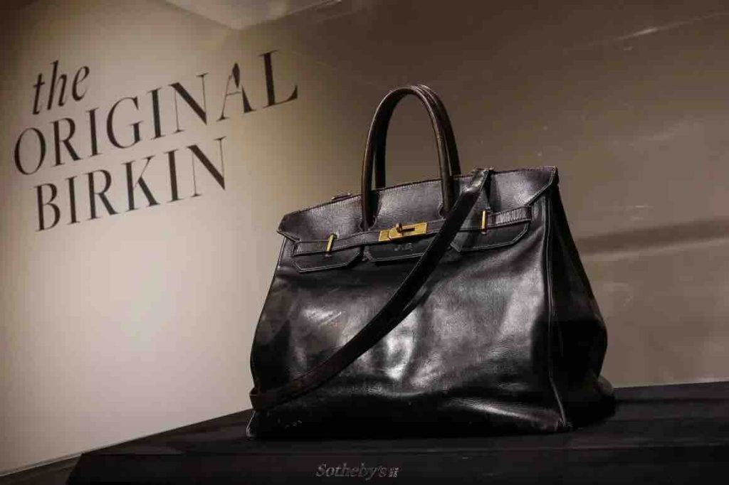 Jane Birkin’s original Hermès bag