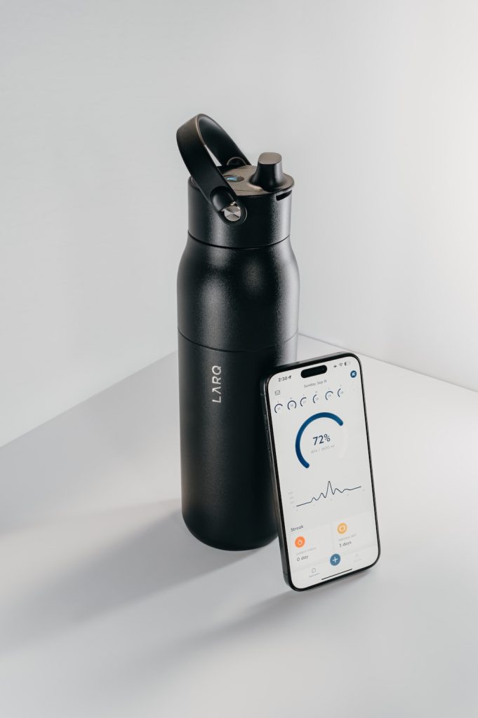 LARQ PureVis 2 Water Bottle in black