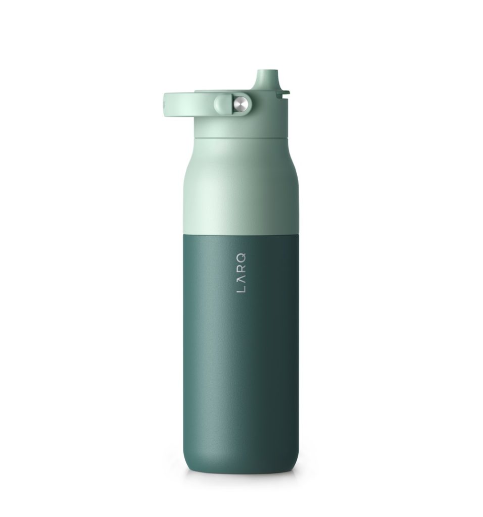 LARQ PureVis Water Bottle in green