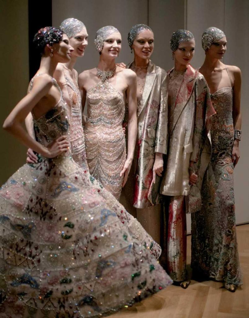 Armani_Models wearing head pieces Photos