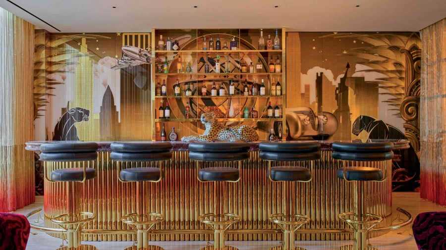 GOLD LOUNGE AT FAENA HOTEL NY