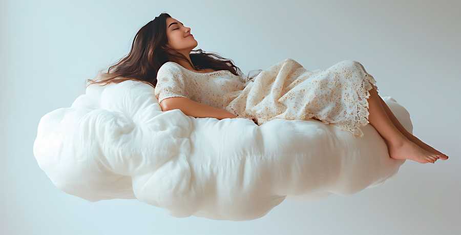 Sleeping on a Cloud_White