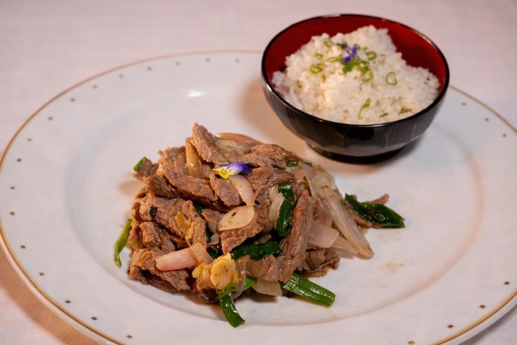 Tender Beef in Oyster Sauce expertly prepared
